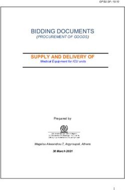 BIDDING DOCUMENTS SUPPLY AND DELIVERY OF - (PROCUREMENT OF GOODS) - International Organization for Migration