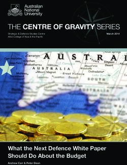 What the Next Defence White Paper Should Do About the Budget - Andrew Carr & Peter Dean