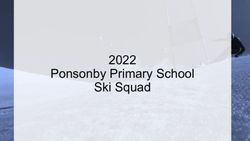 Ponsonby Primary School Ski Squad 2022