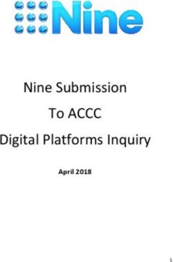 Nine Submission To ACCC Digital Platforms Inquiry - April 2018