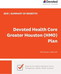 Devoted Health Core Greater Houston (HMO) Plan - 2021 | SUMMARY OF BENEFITS - Devoted ...