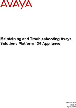 Maintaining and Troubleshooting Avaya Solutions Platform 130 Appliance - Release 4.0 Issue 3 April 2020