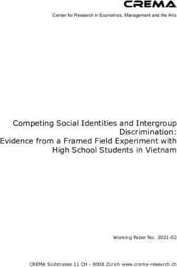 Competing Social Identities and Intergroup Discrimination: Evidence from a Framed Field Experiment with High School Students in Vietnam - CREMA