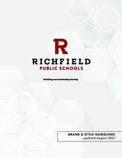 BRAND & STYLE GUIDELINES - updated August 2021