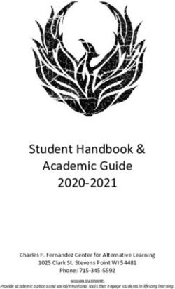 Student Handbook & Academic Guide 2020-2021 - Stevens ...