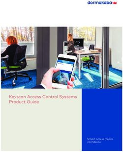 Keyscan Access Control Systems Product Guide - Smart access means confidence - dormakaba