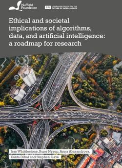 Ethical and societal implications of algorithms, data, and artificial intelligence: a roadmap for research - Jess Whittlestone, Rune Nyrup, Anna ...