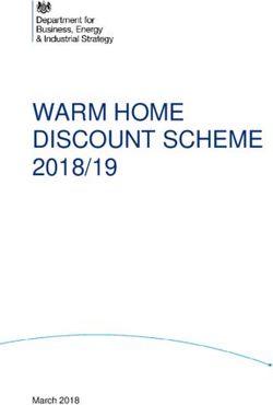 WARM HOME DISCOUNT SCHEME 2018/19 - March 2018 - Department for ...