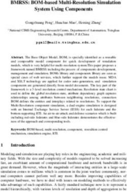 BMRSS: BOM-based Multi-Resolution Simulation System Using Components