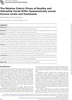 The Relative Caloric Prices of Healthy and Unhealthy Foods Differ Systematically across Income Levels and Continents