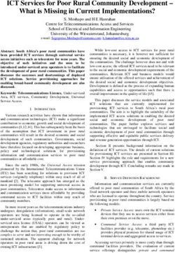 ICT Services for Poor Rural Community Development - What is Missing in Current Implementations?