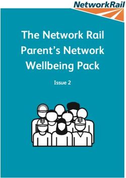 The Network Rail Parent's Network Wellbeing Pack - Issue 2