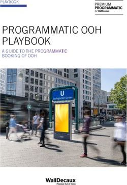 PROGRAMMATIC OOH PLAYBOOK - A GUIDE TO THE PROGRAMMATIC BOOKING OF OOH PLAYBOOK - WallDecaux