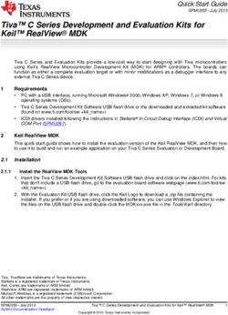 Tiva C Series Development and Evaluation Kits for Keil RealView MDK