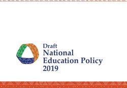 National Education Policy 2019 - Draft - UGC