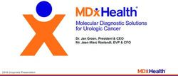 Molecular Diagnostic Solutions for Urologic Cancer - Dr. Jan Groen, President & CEO Mr. Jean-Marc Roelandt, EVP & CFO