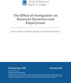 The Effect of Immigration on Business Dynamics and Employment