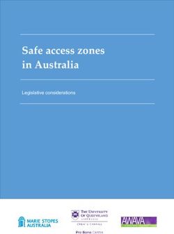 Safe access zones in Australia - Legislative considerations - Marie Stopes