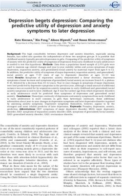 Depression begets depression: Comparing the predictive utility of depression and anxiety symptoms to later depression