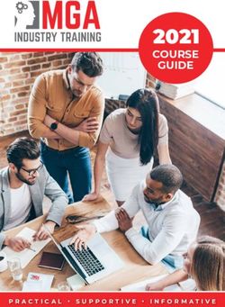 2021 COURSE GUIDE - PRACTICAL SUPPORTIVE INFORMATIVE - Master Grocers Association