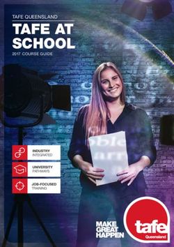 TAFE AT SCHOOL TAFE QUEENSLAND - 2017 COURSE GUIDE - Mansfield State High School