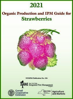 2021 Strawberries Organic Production and IPM Guide for