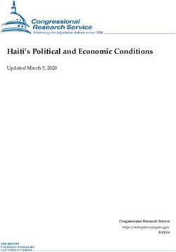 Haiti's Political and Economic Conditions - Updated March 5, 2020 - Federation Of ...