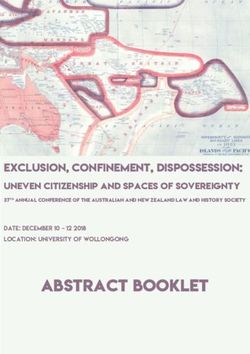 Abstract Booklet - Exclusion, Confinement, Dispossession: Uneven citizenship and spaces of sovereignty 37th Annual Conference of the AustraliaN ...