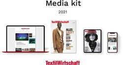 Media kit 2021 - TextilWirtschaft