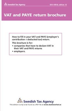 VAT and PAYE return brochure - Skatteverket