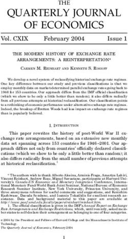 QUARTERLY JOURNAL OF ECONOMICS