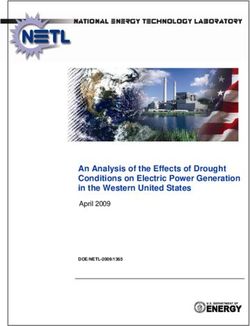 An Analysis of the Effects of Drought Conditions on Electric Power Generation in the Western United States - April 2009 - IPCC