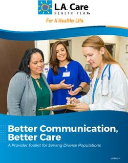 Better Communication, Better Care - A Provider Toolkit for Serving Diverse Populations - LA Care ...