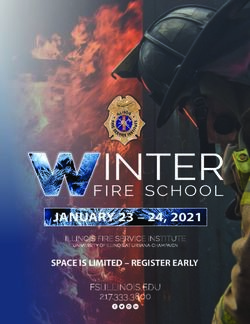 INTER FIRE SCHOOL JANUARY 23 - 24, 2021 - Illinois Fire Service Institute