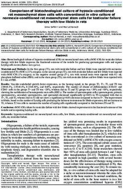 Comparison of biotechnological culture of hypoxia-conditioned rat mesenchymal stem cells with conventional in vitro culture of ...