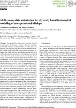 Multi-source data assimilation for physically based hydrological modeling of an experimental hillslope - HESS