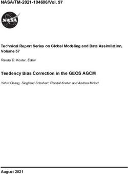 Tendency Bias Correction in the GEOS AGCM - NASA/TM-2021-104606/Vol. 57 Technical Report Series on Global Modeling and Data Assimilation, Volume ...