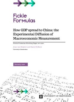 How GDP spread to China: the Experimental Diffusion of Macroeconomic Measurement - January 2020