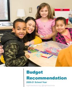 Budget Recommendation - 2020-21 School Year highlineschools.org | @highlineschools - Digital asset management for teams