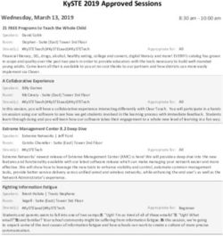 KYSTE 2019 APPROVED SESSIONS - KENTUCKY SOCIETY FOR TECHNOLOGY IN ...