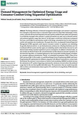 Demand Management for Optimized Energy Usage and Consumer Comfort Using Sequential Optimization - MDPI
