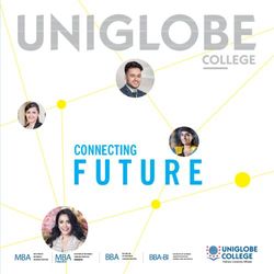 CONNECTING - BBA BACHELOR MBA MASTER OF - Uniglobe College