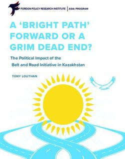 The Political Impact of the Belt and Road Initiative in Kazakhstan - TONY LOUTHAN