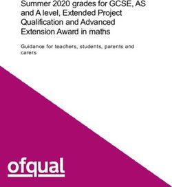 Summer 2020 grades for GCSE, AS and A level, Extended Project Qualification and Advanced Extension Award in maths - Guidance for teachers ...
