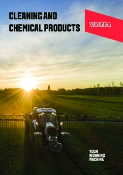 CLEANING AND CHEMICAL PRODUCTS - AGCO Parts