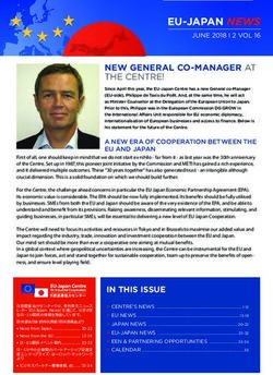 NEW GENERAL CO-MANAGER AT - THE CENTRE! - EU-Japan Centre