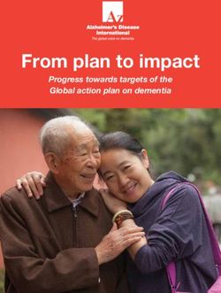 From plan to impact Progress towards targets of the Global action plan on dementia - Alzheimer's Disease International