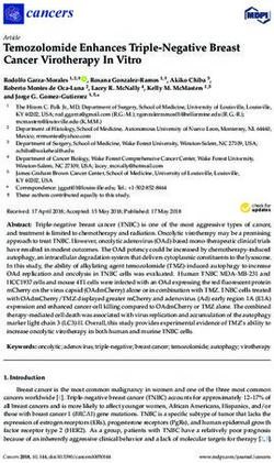 Temozolomide Enhances Triple-Negative Breast Cancer Virotherapy In Vitro - MDPI