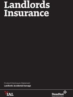 Landlords Insurance - Product Disclosure Statement Landlords Accidental Damage - IAL Insurance