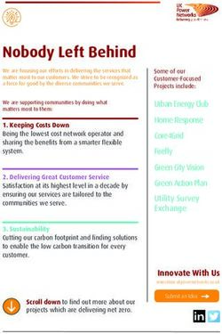 Nobody Left Behind - UK Power Networks innovation